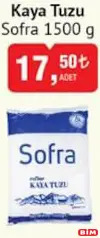 SOFRA KAYA TUZU 1500 G fiyat ve kampanya bilgisi